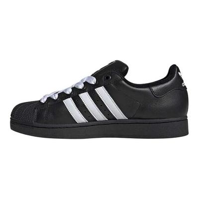 Superstar 2 черно-белые унисекс кроссовки Core-Black Cloud-White JI3538