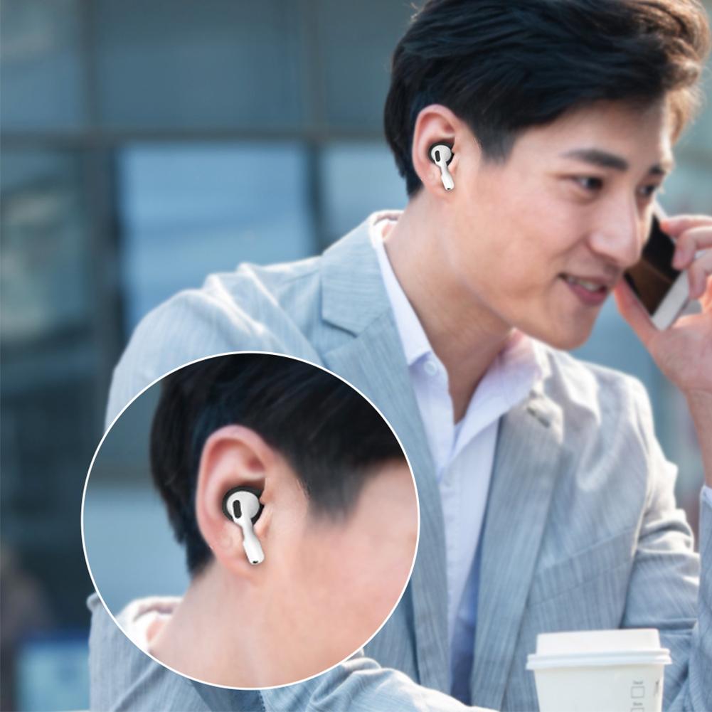 Anti-slip Eartips For AirPods 4 Silicone Ultra-thin Earplugs Cover Earphone Anti-allergy Anti-f N8U2