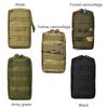 600D Oxford Outdoor Military Tactical Bag EDC Molle Tool Zipper Waist Accessories Durable Belt Comouflage Pouch Hunting Airsoft