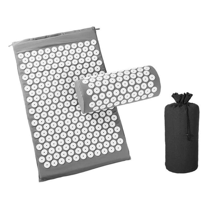 Yoga Massage Mat Acupressure Mat for Back Neck Needle Acupuncture Pad Pillow Sets