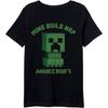 Bioworld Черная футболка для мальчика Minecraft Creeper Mine Build Nap