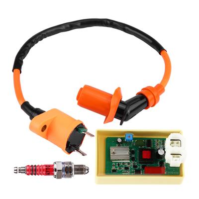 6-контактный регулируемый CDI постоянного тока, высокопроизводительная катушка зажигания для скутера, мопеда, квадроцикла GY6 50cc 250cc