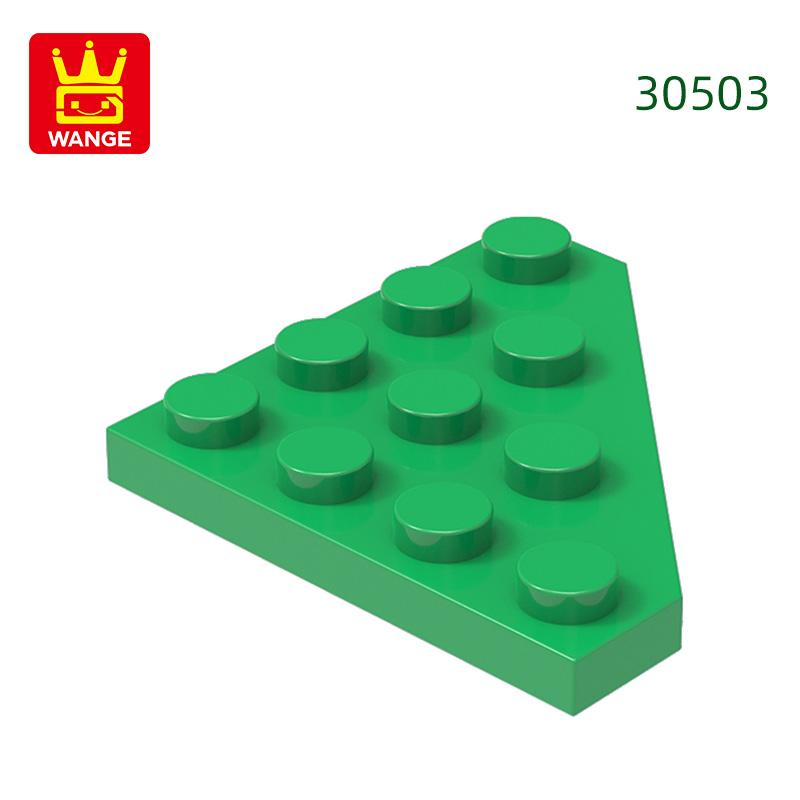 Нетоксичные 65 шт./лот 30503 4x4 Клиновидные строительные блоки Moc Насыпные детали Совместимые с Brick DIY Сборная игрушка для детей Подарочная коробка