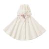 Накидка Пончо Верхняя одежда Защита от холода Сделано в Японии Мальчики Девочки Младенцы Дети Детская одежда Одежда Бесплатно Белый [MIKI HOUSE] Детская 43-3801-490