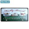 [SQ-DGLZ] Hot Coffee License Plate Store Bar Wall Decoration Tin Sign Vintage Metal Sign Home Decor Painting Plaques Art Poster