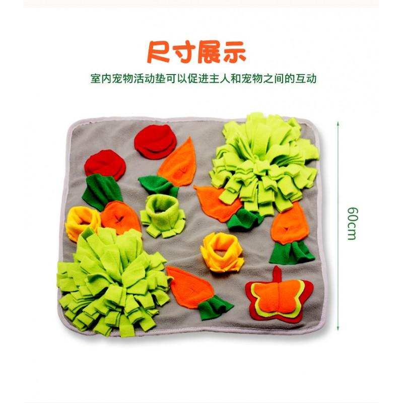 Interactive Foraging Mat Small Pets - Chew Toy Pad Guinea Pigs Hamsters Rabbits Chinchillas Slow Feeding Enrichment