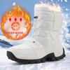 New Men's Snow Boots Winter Waterproof Men's High Top Fishing Boots 2024 Outdoor Anti-Slip Plush Keep Warm Men's Cotton Shoes