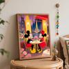 Disney Микки и Минни Париж Эйфелева башня Раскраска по номерам Набор для рисования Арт-набор Домашний декор Подарок