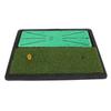 2 в 1 коврик для гольфа, противоскользящий, двойной, ударный коврик для гольфа, бархат, 10 мм, инженерная трава