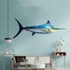 Shark Stainless Steel Art Ornaments Wall Hanging Decoration