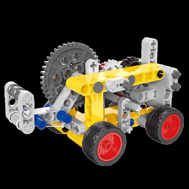 Deli Student DIY Building Block Pull-Back Car Kit
