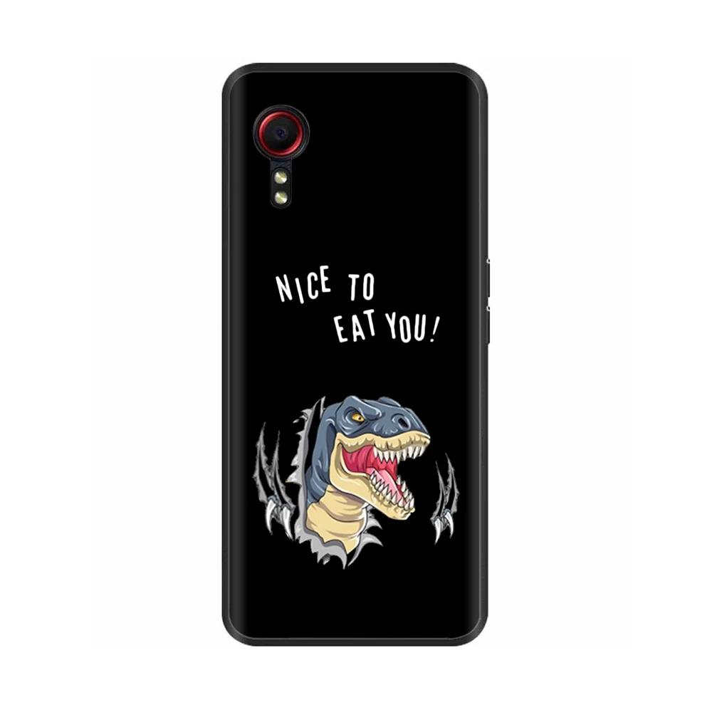 For Samsung Galaxy Xcover7 Xcover 7 Sumsung X Cover7 Cover 7 Case Black TPU Soft Lovely Painted Shockproof Shell Silicone Cover