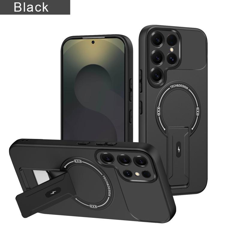 Прочный чехол-держатель для Magsafe для Samsung S26 S25 S24 S23 S22 Ultra Plus Edge FE A35 A36 A52 A54 A16 A15 A14 A12 A07 A06