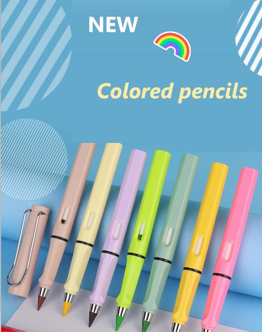 Неограниченное количество цветных карандашей для письма без чернил, новинка, вечная ручка, художественные эскизы, инструменты для цветной живописи, детский подарок, школьные принадлежности, канцелярские принадлежности