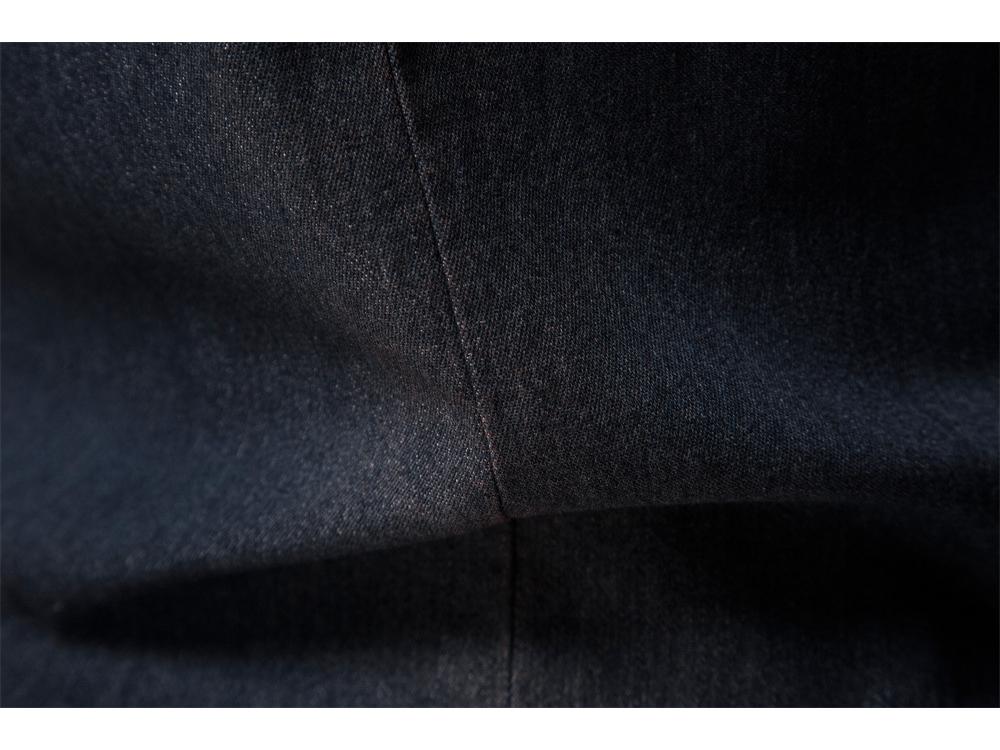 2022 Модная мужская повседневная однотонная немнущаяся джинсовая рубашка с длинным рукавом американского размера