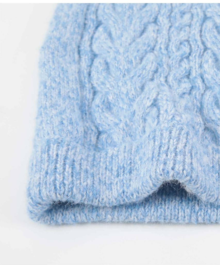 Miette Oversized Cable Knit Sweater REXX1017 Free Size White Women's