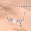 Butterfly Dance Flower Original Flower Necklace Female Niche Premium Versatile Clavicle Chain