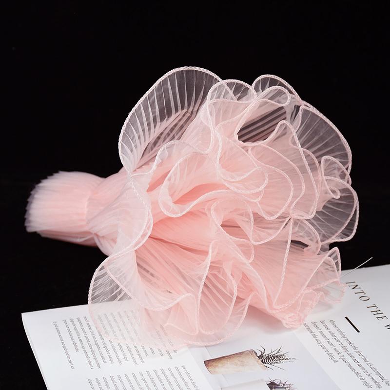 4 ярда упаковка для букета цветов жемчужная пряжа волна роза флористическая упаковка кружевной сетчатый материал свадебный подарок украшения принадлежности