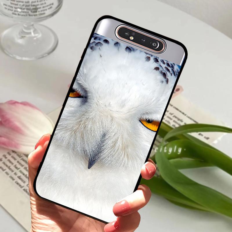 Чехол для Samsung Galaxy A80 A 80 Ударопрочный Мягкий ТПУ Силиконовый Чехол для Телефона Для Samsung Galaxy A80 Funda A80 2019 Capa Мультяшный
