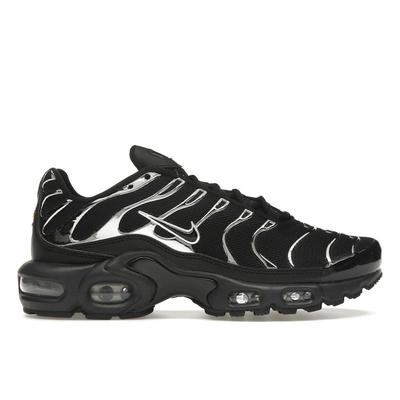 Air Max Plus SE черные хром серебристые женские кроссовки металлик-серебристый лазер-малиновый Off-Noir HJ9743-001