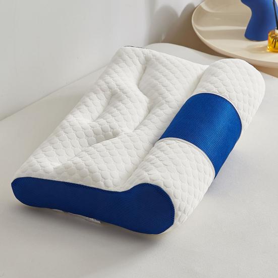 Cervical Support Pillow Sleep Enhancing Neck Pillow Breathable Ergonomic Pillow on Bed for Neck Fatigue Relief Healthy Sleep Posture