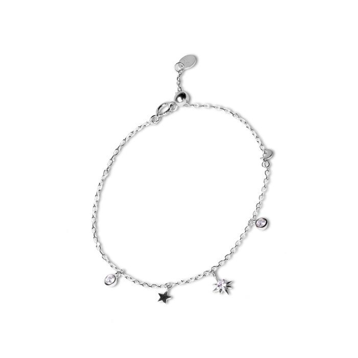 Bracelet - Luxenter - Oyazia - Argent 925 - Zirconium brillant - Plaqué finition en rhodium