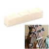 Electric Bass Pre-Slotted Bone Nut Replacement 4 String Bass Top Nut Up Saddle Music Instrument Parts Easy Install