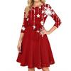 Женские коктейльные платья с рукавом 3/4, винтажное платье для гостьи на свадьбу