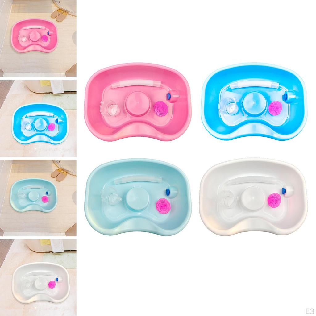 Прикроватная раковина для шампуня, миска для чистки волос, легкие аксессуары для ванной комнаты, ополаскивание и стирка