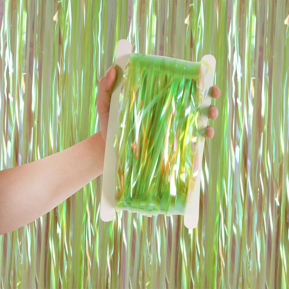 Festive 1x3 Meter Candy Colored Rain Streamer Curtain Ideal For Party And Event Setup