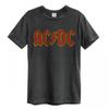 Amplified Unisex Adult AC/DC Logo T-Shirt