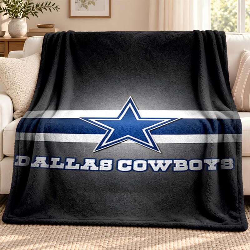 Dallas Cowboys blanket Flannel Blanket Soft Cozy Plush Throw for Sofa Bed Lightweight Home Decoration Outdoor camping