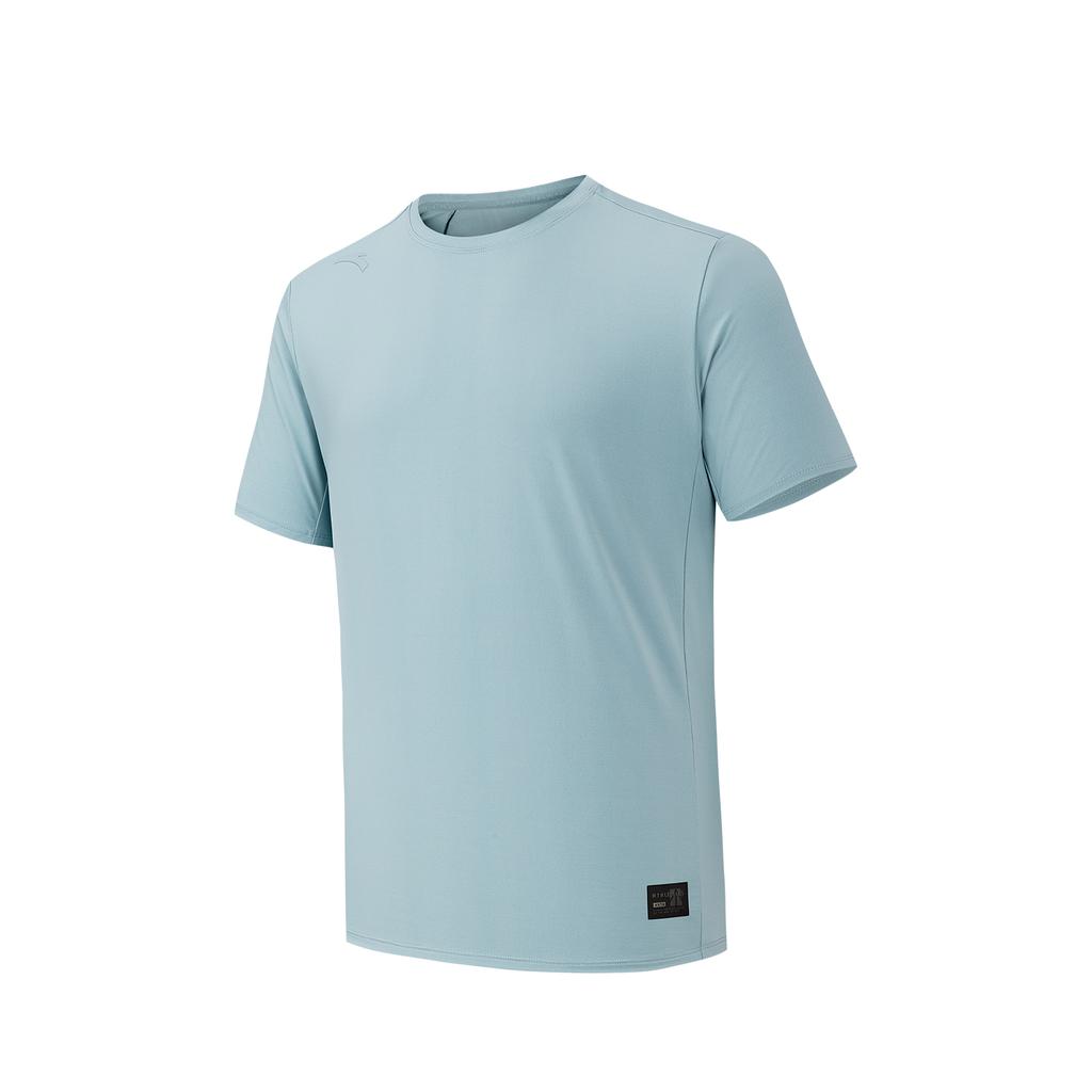 Anta T Shirt Men's Cloud Smoke Blue 952627108-2