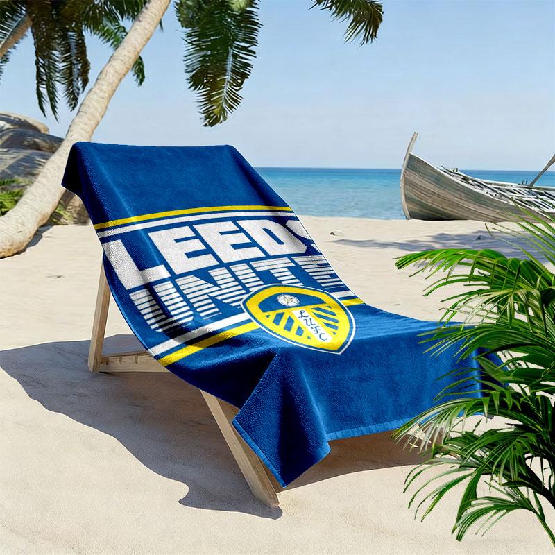 Leeds logo Beach Towel, Large Soft Quick Dry Towel for Beach Camping Swimming