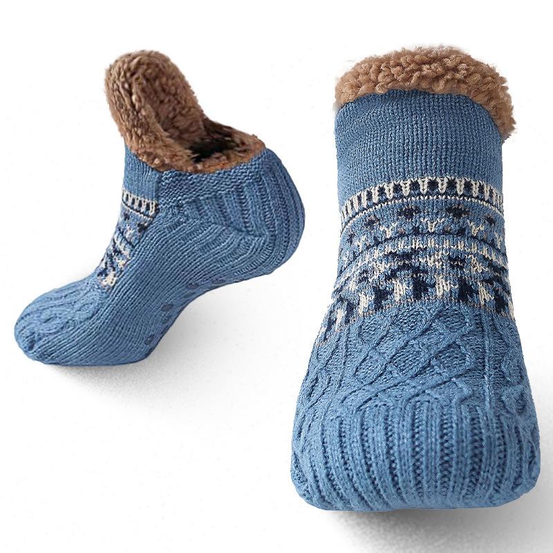 Fall and Winter Floor Socks Home Warm Women Men Socks Snow Socks Sleep Carpet Socks Slippers Socks Men Non-slip Yoga Socks