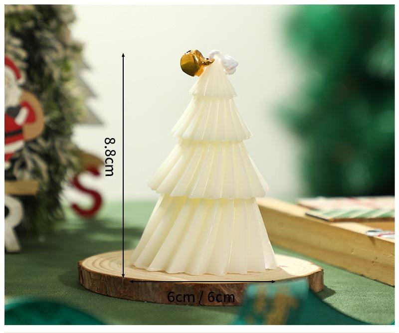 Набор свечей и форм «Рождественская елка» Сделай сам силиконовые формы для свечей, мыла, гипса, праздничные подарки с готовыми свечами