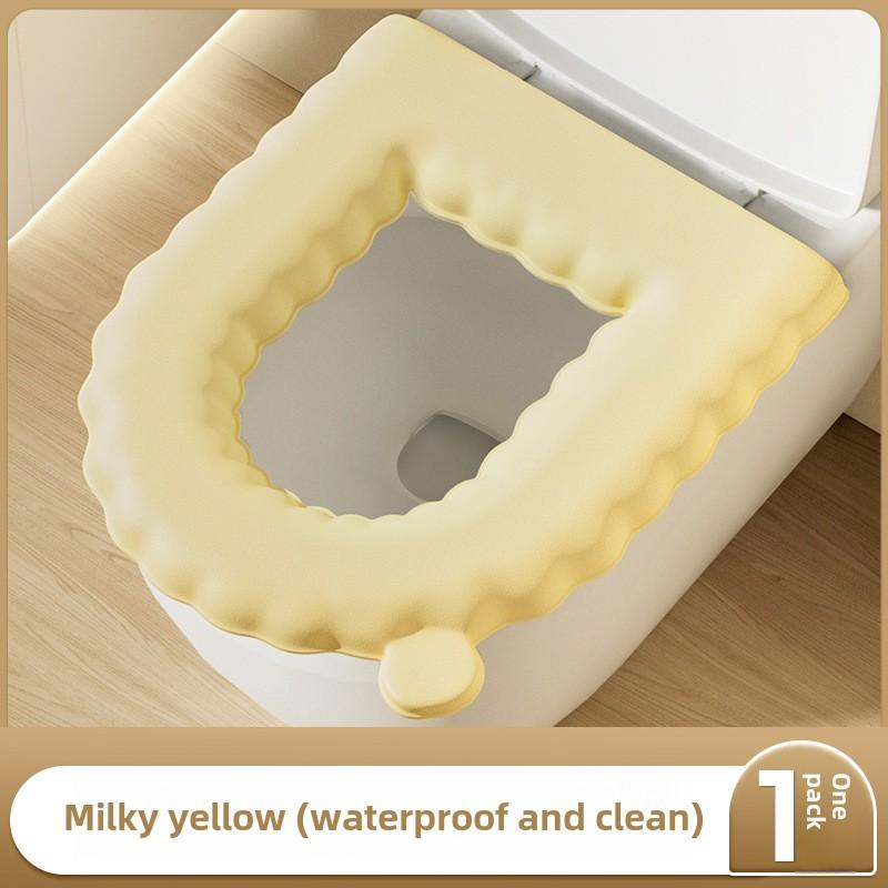 Мягкий силиконовый утолщенный чехол для сиденья унитаза водонепроницаемый моющийся универсальный унитаз Four Seasons