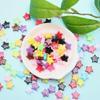 Creative Bracelet Necklace Acrylic DIY Spacer Beads Findings For Jewelry Making Accessories Stars Shape Loose Beads Charms 150Pcs Crafted 11mm