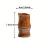 1PC Creative Bamboo Tube Shape Toothpick Holder Personality Household Solid Wood Toothpick Tank Living Room Kitchen Portable Wooden Toothpick Box