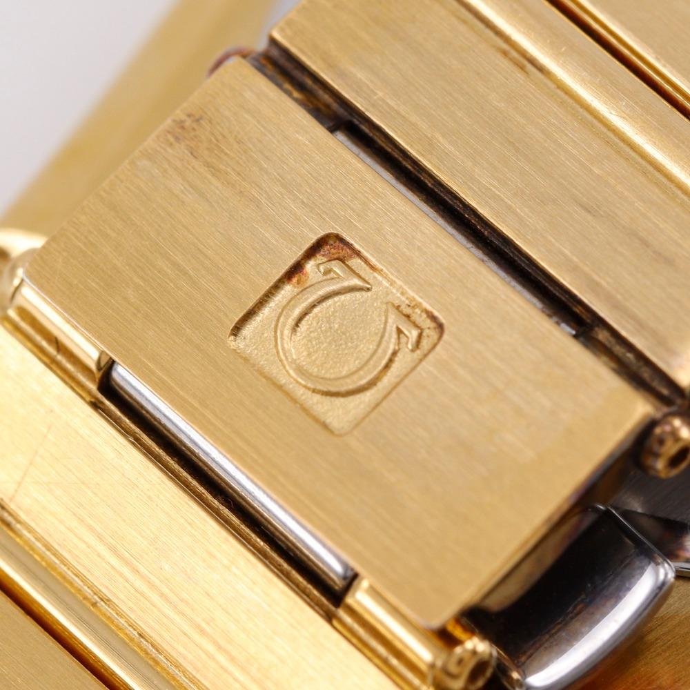 Omega Constellation Watches 5313 золотоЦиферблат Позолоченный Кварц Аналоговый дисплей мужские Б/у