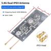 1Pcs High Gain 9/12Dbi 2400-2500/5150-5850Mhz Dual Band 2.4G 5.8G Wifi Wireless Router Module Ap Bridge Amplifier Antenna