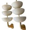 Pair of Bowl 3 White Mid Century Modern Vanity Lamp For Kitchen Dining Living Room Home Decor Christmas Unique Lighting Fixture Gift