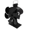 6 Blades Heat Powered Stove Fan Non Electric Self Starting Fireplace Fan High Temperature Resistant
