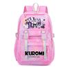 Kuromi School Backpack Girls Teens Lightweight Large Capacity 13-inch Laptop Compatible Nylon Daypack