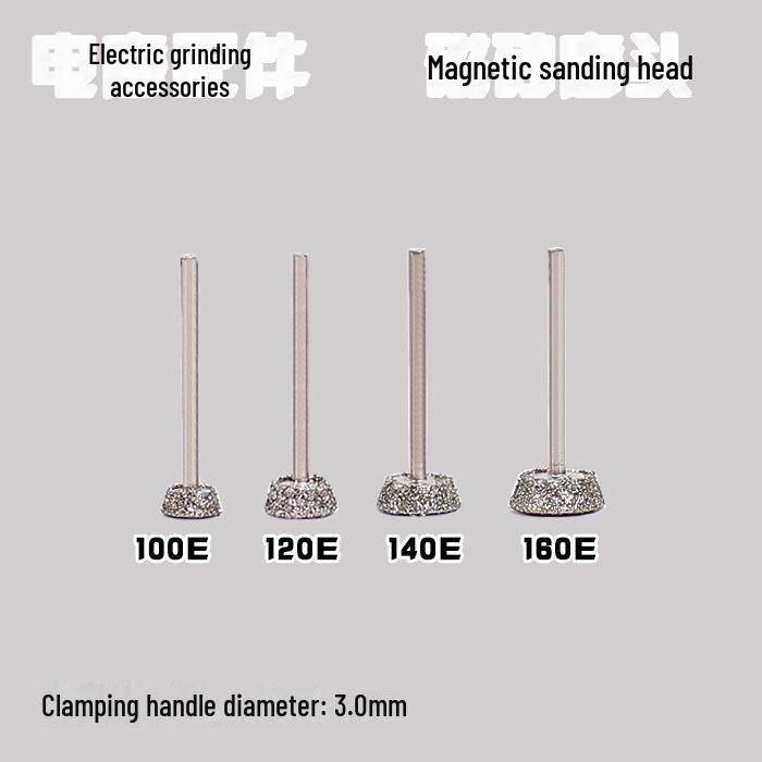 Pressed and Rolled Lead, Jade Carvings, Jade Agate, Raw Stone Peeling, Window Opening, Magnetic Sand E-Needle Grinding Head