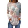 Ropa Mujer Tendencia 2024 Tops For Women Fashion Women'S Casual Long Sleeved Round Neck Printed Tops Ropa De Mujer Y2k