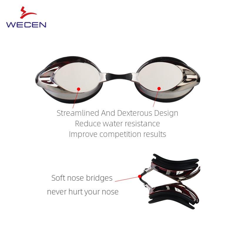 Professional Adult Racing Swimming Goggles with Anti-Fog & UV Protection Features