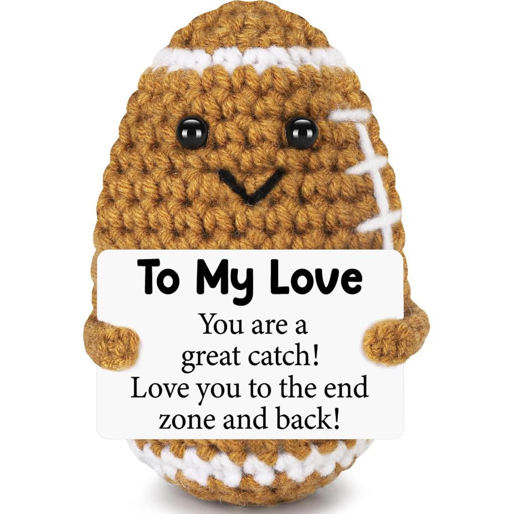 Funny Crochet Avocado Handmade Ornaments Emotional Support With Card Desktop Ornament Handmade Knitte Avocado Gift Home Decor