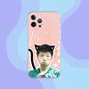 Чехол для телефона игрока в настольный теннис Ма Луна Для iPhone 16,15,14,13,12,11 Pro,Max,Plus,X,XS,XR,SE,Mini Прозрачный Силиконовый Мягкий
