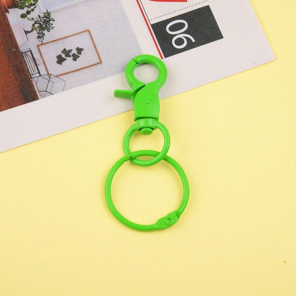 Snap Buckle Hooks Jewelry DIY Buckle Connector Spring Clasp for Keychain Craft Lovers